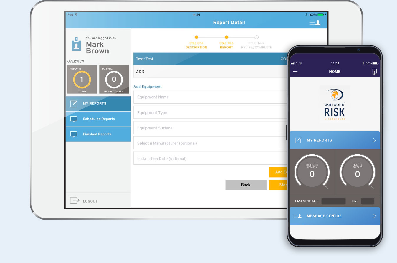 Small world inspections app